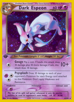 Dark Espeon - Rare Holo
