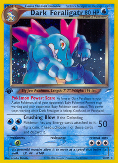 Dark Feraligatr - Rare Holo