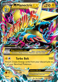 M Manectric-EX - Rare Holo EX