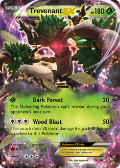 Trevenant-EX - Rare Holo EX