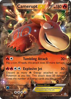 Camerupt-EX - Rare Holo EX