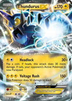 Thundurus-EX - Rare Holo EX