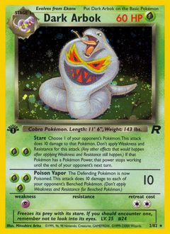 Dark Arbok - Rare Holo