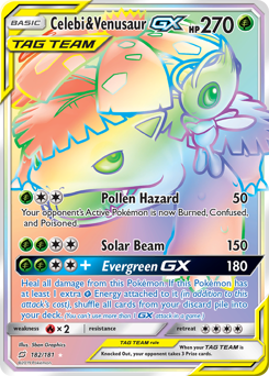 Celebi & Venusaur-GX - Rare Rainbow