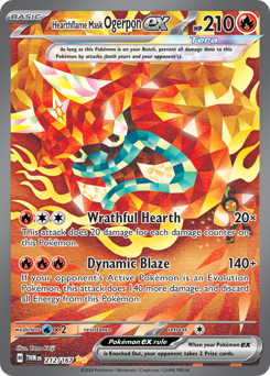 Hearthflame Mask Ogerpon ex - Special Illustration Rare