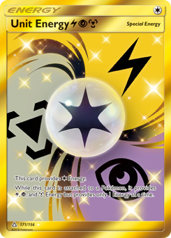 Unit Energy LightningPsychicMetal - Rare Secret