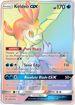 Keldeo-GX - Rare Rainbow