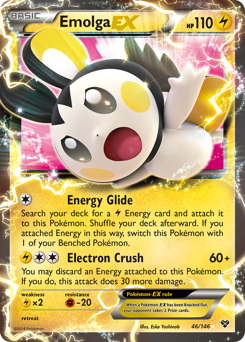 Emolga-EX - Rare Holo EX